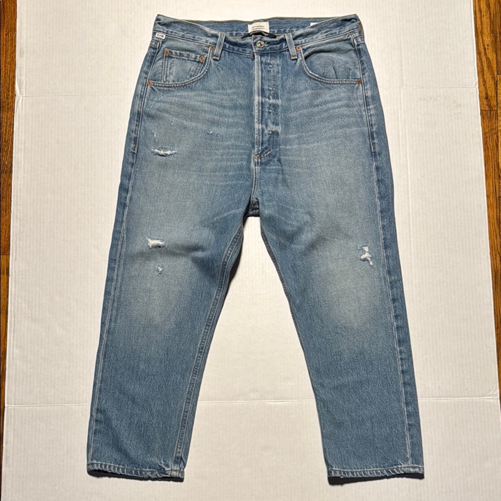 Citizens Of Humanity Blue Ankle Jeans